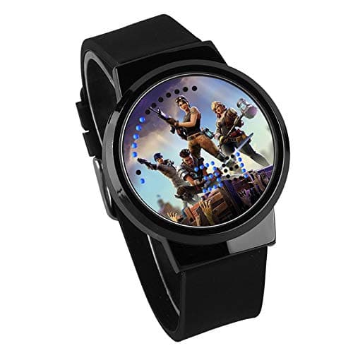 Hope Naert Touch LED Creative Electronic Student Watch Fortnite Athletic Shooting Game Night Light for Boys and Girls, 6