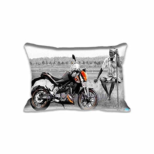 KTM DUKE 200 Custom Throw Pillow Covers , Motorcycles Cushion Case - Cotton Polyester Design with Zipper for Home Decoration , Pillowcase