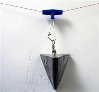 FISHING LINE SINKER SLIDES EAZY RIGS BLUE 25 PCS. GOOD FOR BRAID 1 3/4" LONG