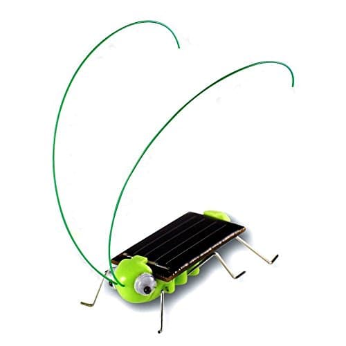 [2-Pack] Eluckey Children Learning Toy Solar Power Toy Solar Powered Grasshopper