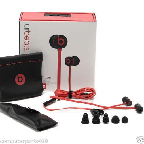 NEW SEALED (08) BLACK BEATS BY DR. DRE URBEATS W/ CONTROL TALK FOR iOS DEVICES