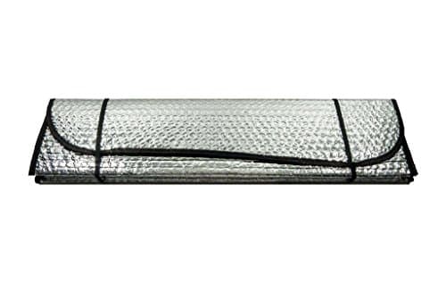 CLA Reflective Sun Shade for Car Windshield - 54" x 27-1/4" - Silver