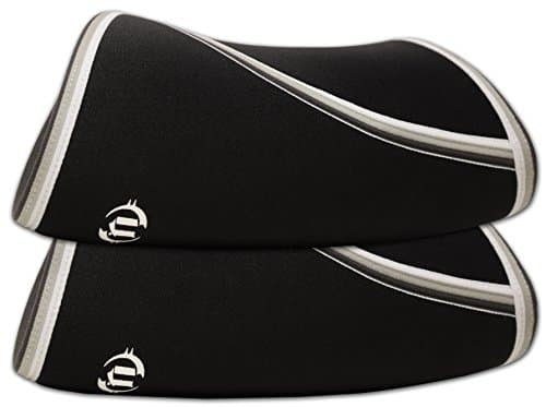 Premium Elbow Sleeves (Pair) 5mm Neoprene ~ Compression &amp; Support for Weightlifting, Powerlifting, Cross Training, Tennis, Basketball... For Both Men &amp; Women (XX-Large)