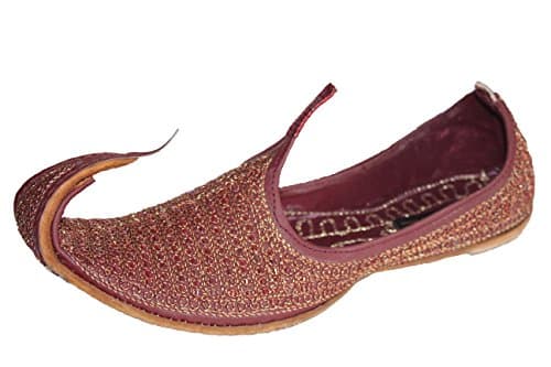 Sherwani King Matar - Maroon Mojari Khussa Shoe