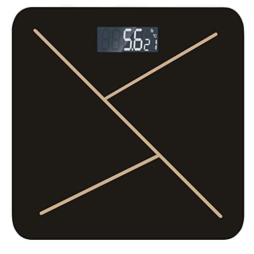 Precision Bathroom Weight Scale with Tempered Glass, Extra Large LCD Display, 396 Pounds Digital Body Weight Scales