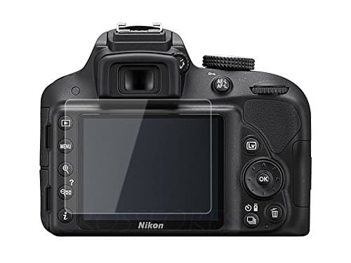 CROSSFOREST Glass Screen Protector for Nikon D3300/D3200 | Round Edge | CF-GCND3300