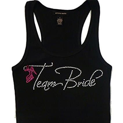 Crystal Team Bride Tank Top (XL, Black)