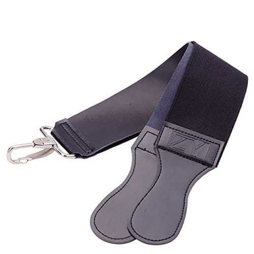 Blessen Leather Straight Razor Strop for Sharpener and Smooth - Cowhide and Canvas Dual Strop (Black)