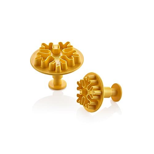 Pada Snowflake Plunger Cookie Cutters - Decorating Mould Set, Cake Decorating Tool For Premium Convenience In Baking - Excellent Professional DIY Tool (Snowflake)