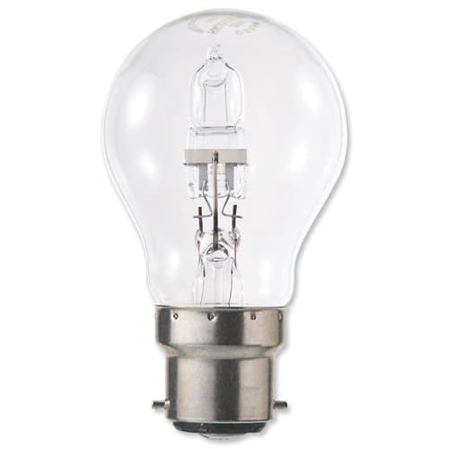 Stearn Electric Light Bulb Energy-saving Halogen Bayonet Fitting 70W Clear Ref 70BCCLRGLS