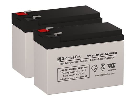 Vego IQ 450 Replacement Batteries - 2X 12 Volt 10AH Scooter Batteries by SigmasTek