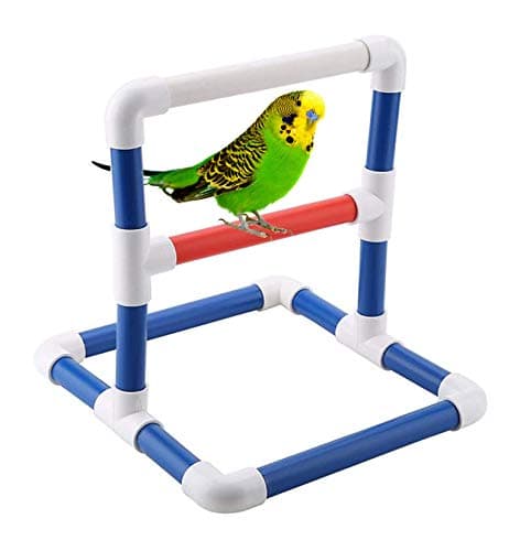 Parrot   Stand  Perch Rack  Bird   Play  Training Stands Parrots Shower  Perches   Playstand  Playgound Standing Toy  for  Macaw Cockatoo African Grey Budgies Parakeet Cockatiel Conure Lovebirds[PVC]