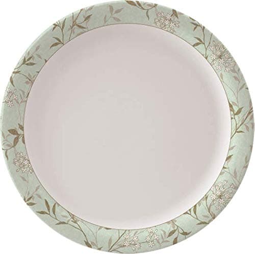 6 pc Rnd Dinner Plate Set - Pastel Leaves