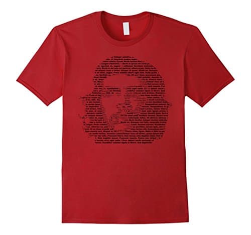 Mens Che Guevara T-Shirt Small Cranberry