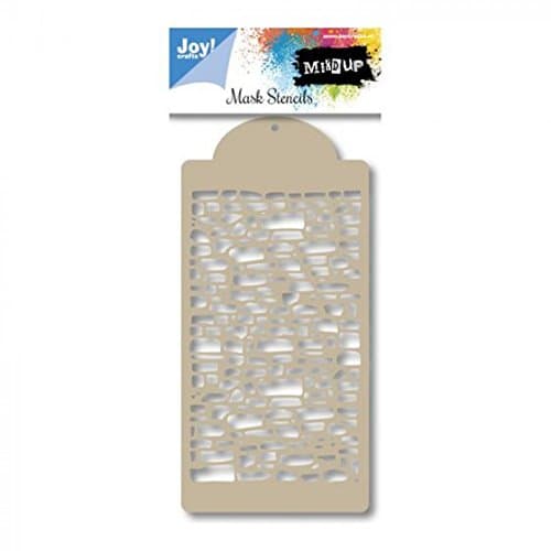 Joy!Crafts Brick Design Mask Stencil, Metal, Grey, One Size