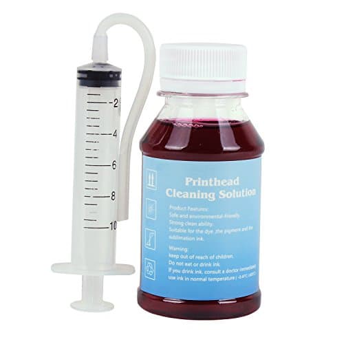 Inkjet Printers Printhead Cleaner for Workforce 325 323 320 845 840 645 635 633 630 545 435 60 - 3.4oz 100ml Cleaning Kit