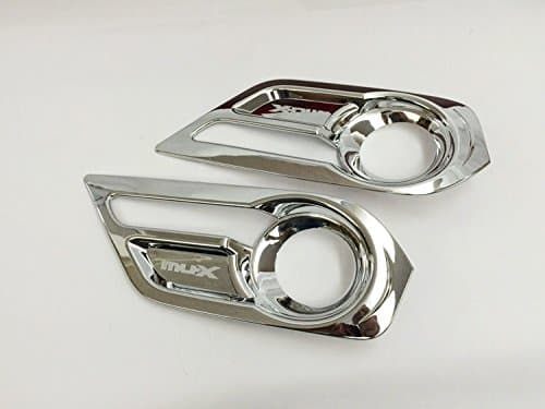 ABS Plating Front Fog Lamp Light Cover Trim For Fit NEW ISUZU MU-X 2014 SUV V.2