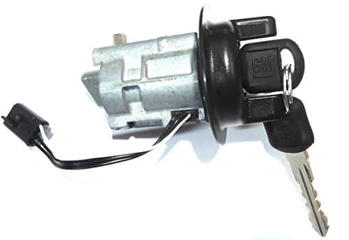 2000 2001 2002 2003 2004 2005 Chevrolet Cavalier &amp; Pontiac Sunfire OEM Ignition Key Switch Lock Cylinder W/2 GM OEM Matching Logo Keys 705383 + 597749