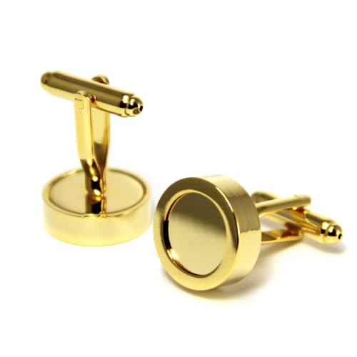 Cuff Links, Photo Frame Gold 1 pair by Annie Howes