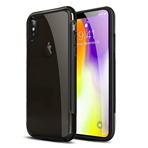 YICHENG iPhone X Case, iPhone X Crystal Clear Cover Case [Shock Absorption] with Transparent Hard Plastic Back Plate and Soft TPU Gel Bumper