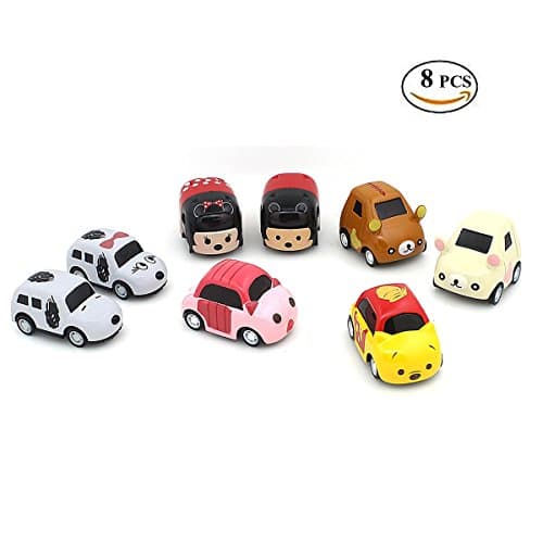 Zinc alloy die-casting vehicle,cute pull back car,Metal collection model& 8pcs