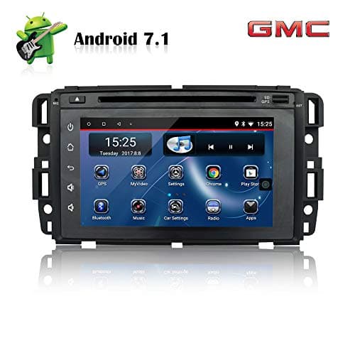 Ehotchpotch Android 7.1 Car Stereo 7 Inch Car Radio Touch Screen GPS Navigation DVD Player In Dash 2 Double Din Head Unit Receiver Bluetooth for GMC