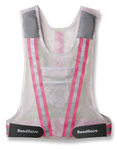 Running Vest With Speakers - Hot Pink - Reflective (Medium)