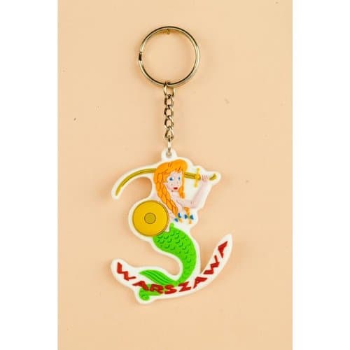 Flexible Keychain - Warsaw, Mermaid