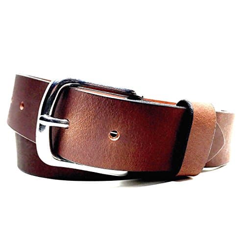 Burgundy 1.5 (42) Handmade Custom Leather Belt