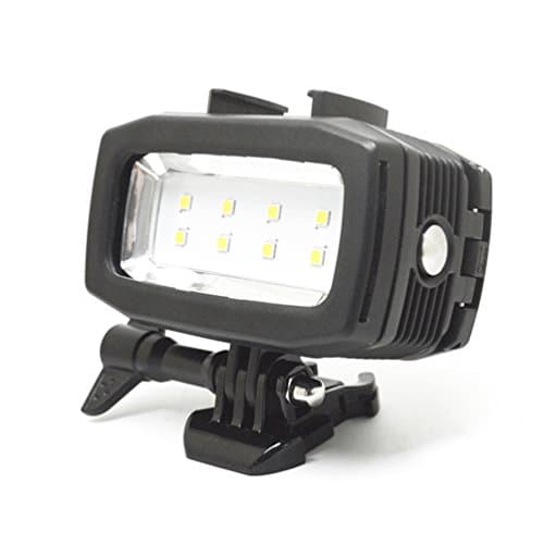 Underwater Light for GoPro Hero 6/5s/5/4s/4/3+/3, 30m Waterproof Diving Camera Light with LEDs of High Brightness 600LM Rechargeable
