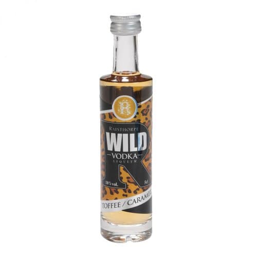 WILD Toffee Caramel Vodka Liqueur 5cl Miniature