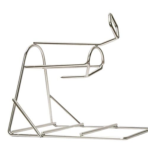 Maher Customs Chicken Roasting Rack Stainless Steel-Patented Design Chicken Roaster Stand Rack for Pans, Oven, Smoker, or BBQ Use- Non Stick Dishwasher Safe Food Grade Metal Wire-Made in USA