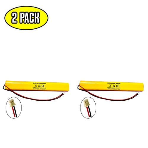 (2 Pack) ELBB003 ELB-B003 BAT9.6V700 9.6v 900mAh Exit Sign Light Battery ELB-B004 ELBB004 BBAT0044A BAA-96 BBAT0043A