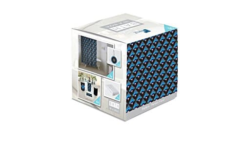 Indecor Home Bath in a Box 18-Piece Bathroom Set, Geometric, Blue