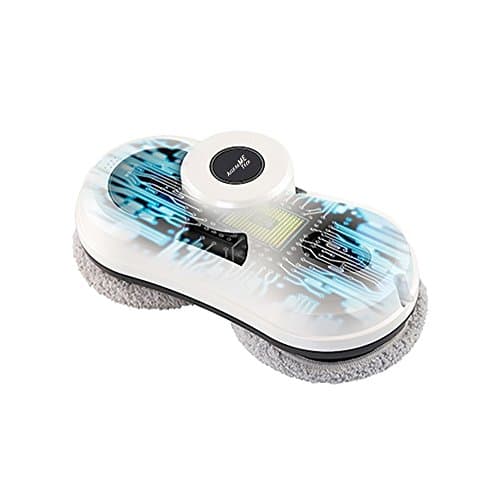 Anti-Fall Ultra Quiet Smart Window and Glass Vacuum Robot Cleaner (Sweep, Mop, Vacuum, Sterilize) (White)