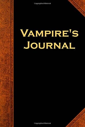 Vampire's Journal Vintage Style: (Notebook, Diary, Blank Book) (Scary Halloween Journals Notebooks Diaries)