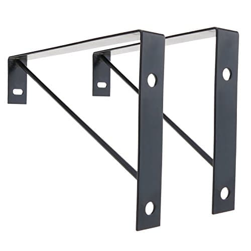 Metal brackets to fix hang projection screen separated from the wall by CableMarkt