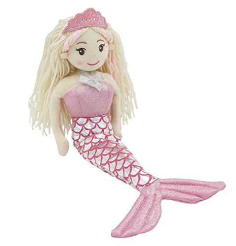 Pink Devon Mermaid Rag Doll / Soft Toy 46 cm