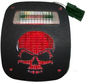 Jeep Wrangler TJ Model SKULL Tail Light Guards