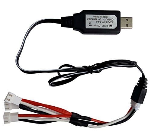HB HOMEBOAT® 3-In-1 USB Charging Cable For JJRC H16 Tarantula X6,SYMA X8W,X8C,WLToys V666