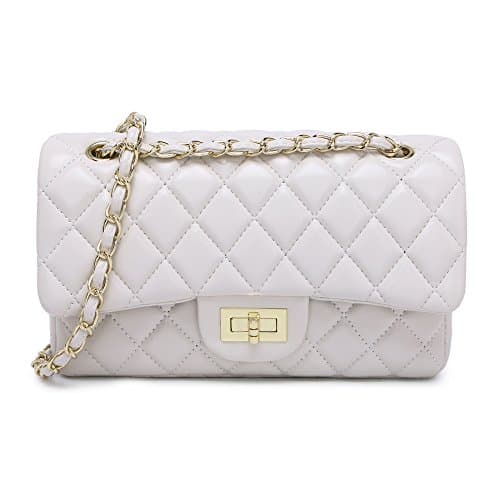 Women's Chain Quilted PU Leather Shoulder Bag