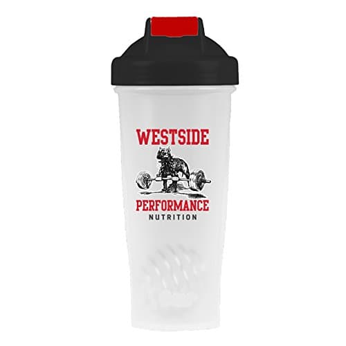 Westside Performance Nutrition #Conjugate Cyclone Shaker with Added Compartment - Great for Protein Shakes, Nutritional Supplements and Other Beverages - 16 fl. oz. (Clear Shaker)