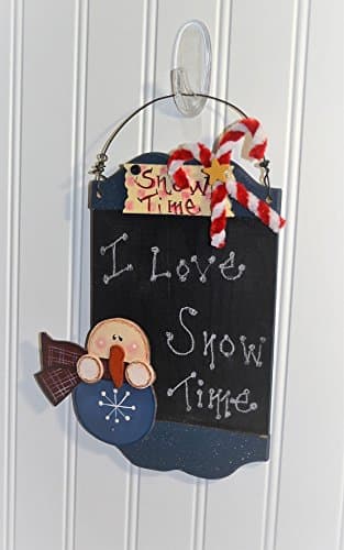 Snowman Wooden Chalkboard sign