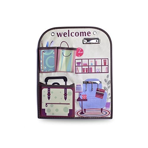 Welcome Home Library Wall-hanging Storage Pocket Organizer (Welcome Home)