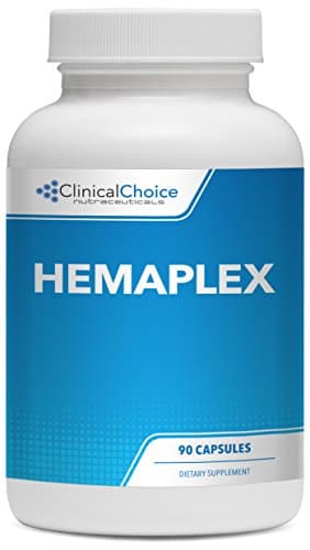 Vitamin B-12 (Cyanocobalamin), Hemaplex Blood Support Complex, 81mcg, 90 Capsules