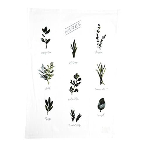 Hallmark Home Herbs Print Tea Towel