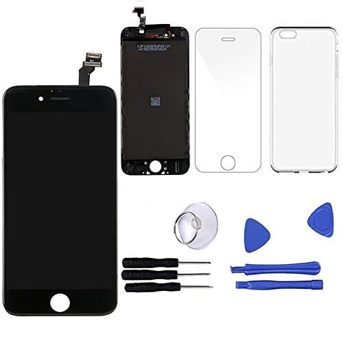 Tianfangjin LCD display touch screen digitizer full suit iPhone 6 LCD screen repair tool + case (black)