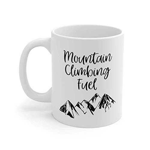 Mountain Climbing Fuel, Mountain Climber Mug, Mountain Climbing, Ceramic Mug, Mountain Climber Gifts, Mountain Mugs, Mountain Gifts, Climber Gifts