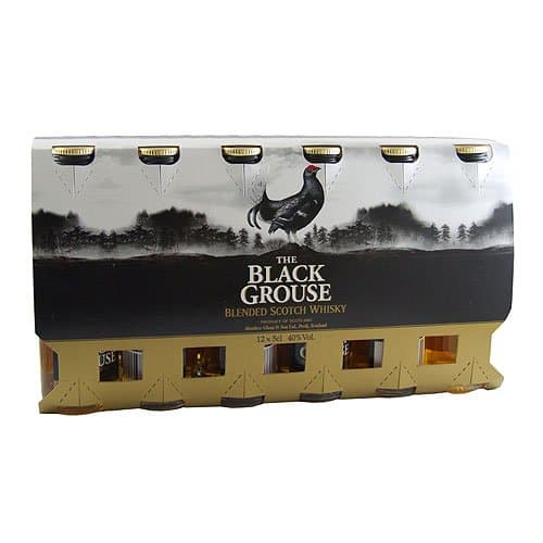 The Black Grouse 5cl Miniature Blended Whisky - 12 Pack