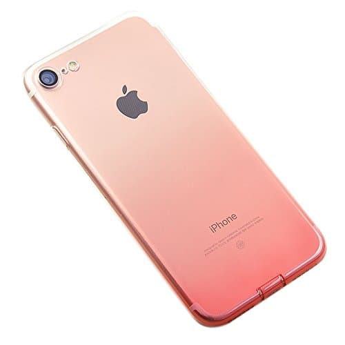 Di feihuang iphone7 (4.7 inches) shell ultra-thin gradient protection silicone soft shell (Gradient pink)
